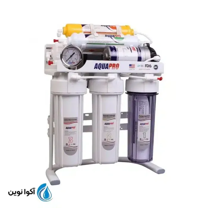 دستگاه تصفیه آب آکوا پرو مدل APRO-RO6 PUMP UP
