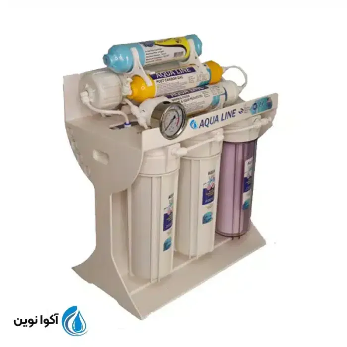 تصفیه آب آکوا لاین 7 مرحله ای با فیلتر الکالاین قلیایی Ro7orp