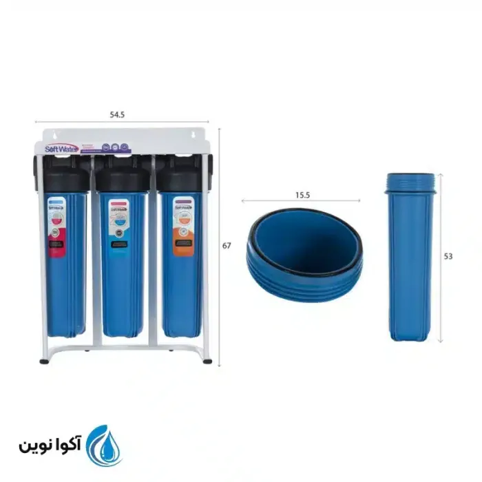 دستگاه تصفیه آب سافت واتر مدل SW-J-3s