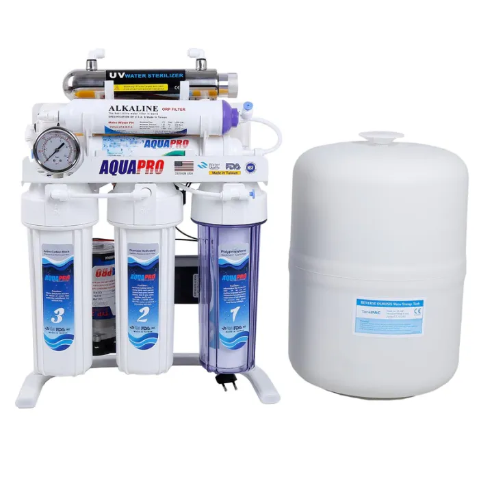 تصفیه آب خانگی آکوا پرو RO8_UV_ORP_S