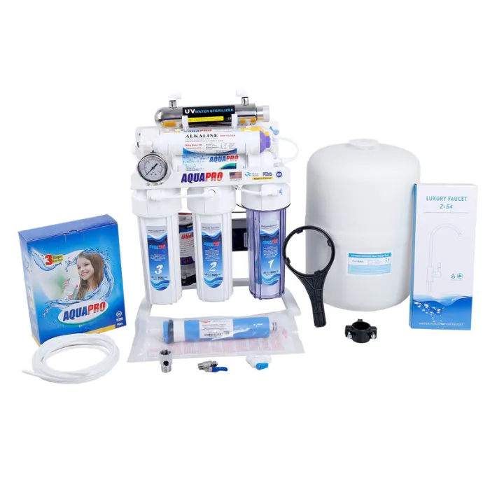خرید دستگاه تصفیه آب آکوا پرو RO8_UV_ORP_S