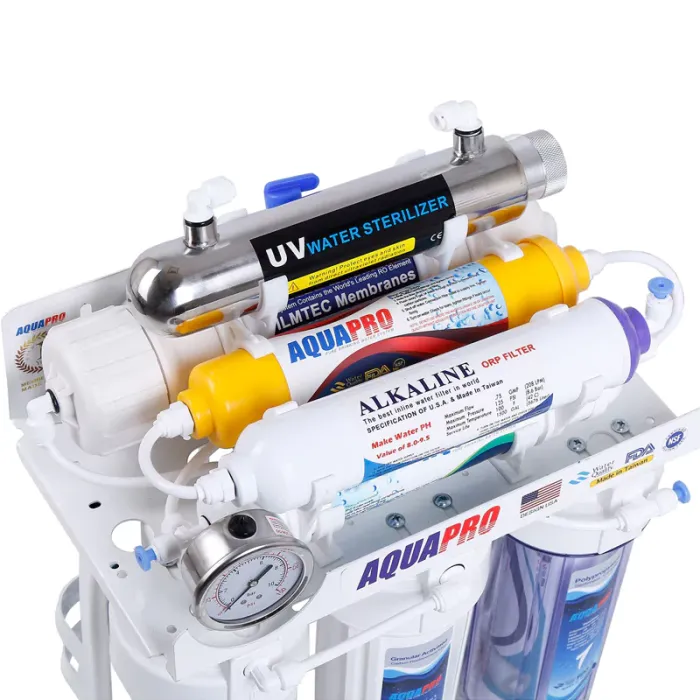 دستگاه تصفیه آب خانگی آکوا RO8_UV_ORP_S-